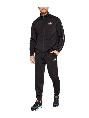 PUMA Tape Poly Tracksuit Black