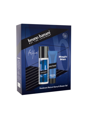 Bruno Banani Magic Man Подаръчен комплект Дезодорант 75 ml + душ гел 50 ml увредена кутия