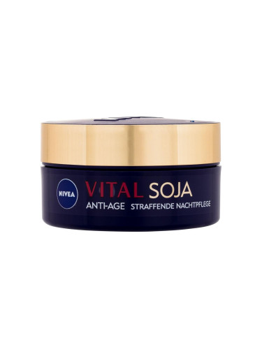 Nivea Vital Soja Anti-Age Night Cream Нощен крем за лице за жени 50 ml