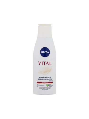 Nivea Vital Pampering Cleansing Milk Тоалетно мляко за жени 200 ml