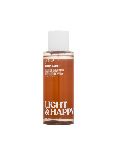 Pink Light & Happy Спрей за тяло за жени 250 ml