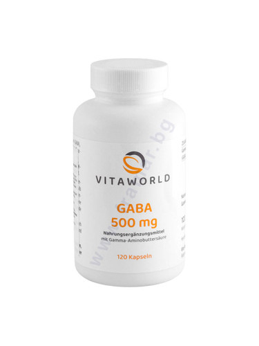 ВИТАУЪРЛД ГАБА капсули 500 мг * 120