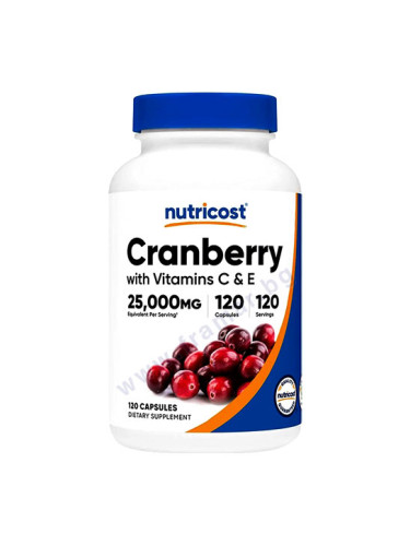 НУТРИКОСТ ЧЕРВЕНА БОРОВИНКА + ВИТАМИН C + ВИТАМИН E капсули * 120