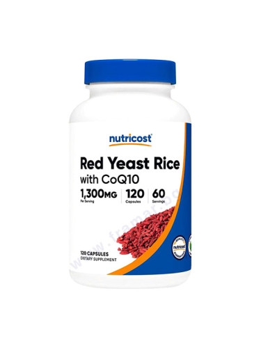 НУТРИКОСТ ЧЕРВЕН ОРИЗ (ДРОЖДИ) + КОЕНЗИМ Q10 капсули * 120