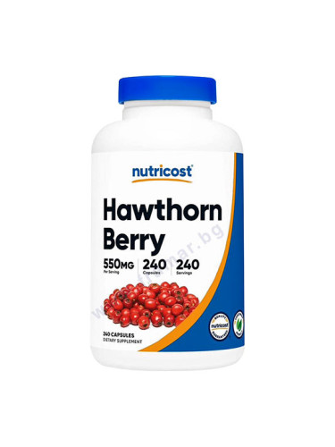 НУТРИКОСТ ГЛОГ ПЛОД капсули 550 мг * 240