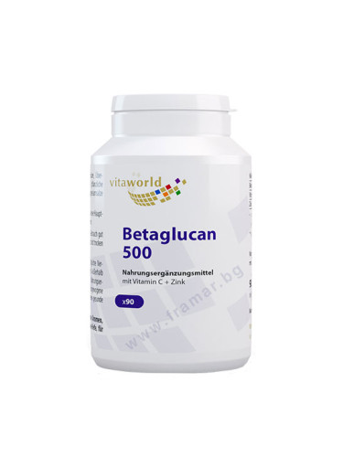 ВИТАУЪРЛД БЕТА ГЛЮКАН + ВИТАМИН C + ЦИНК капсули * 90