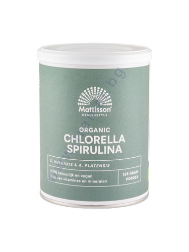 МАТИСЪН ХЛОРЕЛА + СПИРУЛИНА прах 125 г