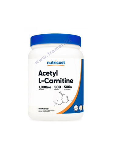 НУТРИКОСТ АЦЕТИЛ L-КАРНИТИН прах 500 г