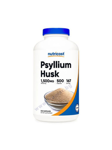 НУТРИКОСТ ПСИЛИУМ ХУСК капсули 1500 мг * 500