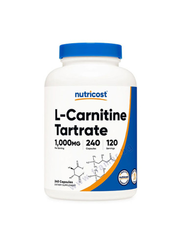 НУТРИКОСТ L-КАРНИТИН (ТАРТАРАТ) капсули 1000 мг * 240