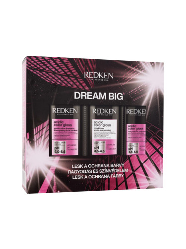 Redken Acidic Color Gloss Dream Big Подаръчен комплект увредена кутия