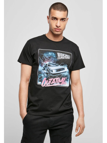 Black Back To The Future Outatime T-Shirt