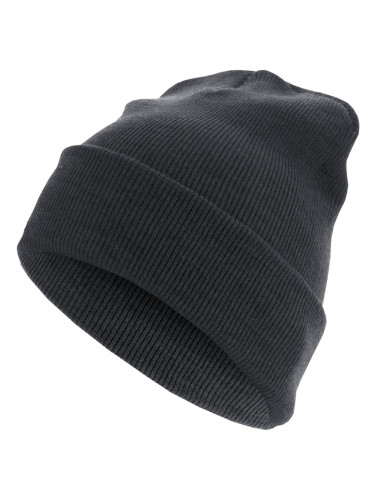 Beanie Basic Flap Long Version v.Charcoal