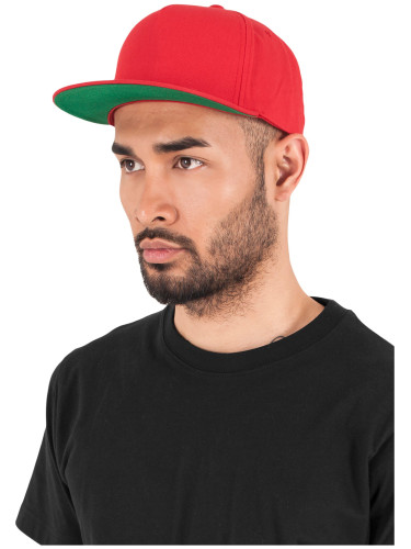 Classic 5 Panel Snapback Red