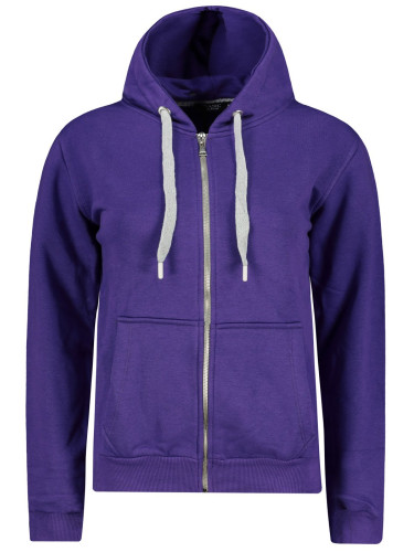 Dark purple cotton sweatshirt