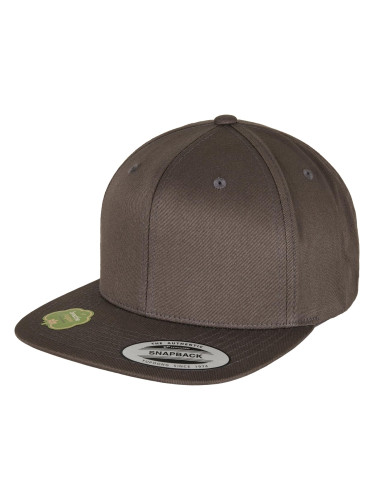 Organic Cotton Snapback Dark Grey