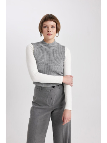 DEFACTO Turtleneck Thessaloniki Fabric Sweater