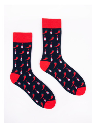 Yoclub Unisex's Cotton Socks Patterns Colors SKA-0054F-G800