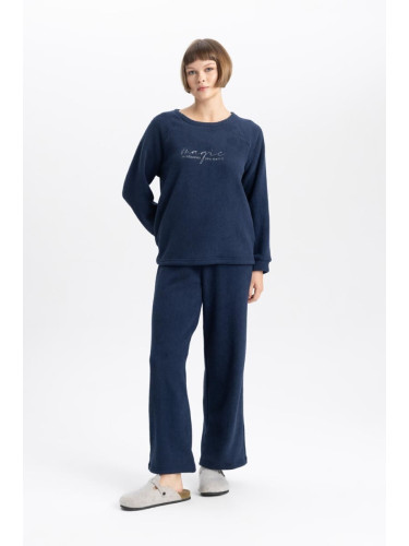 DEFACTO Fall In Love Regular Fit Long Sleeve Pajama Set