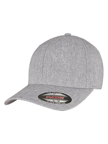 Baseball cap FLEXFIT HEATHERLIGHT melange grey