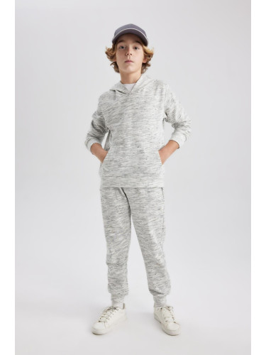 DEFACTO Boy's Waist Tie Elastic Leg Pocket Jogger Sweatpants