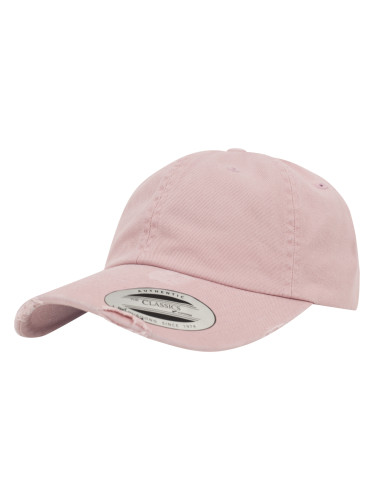 Low Profile Destroyed Cap Pink
