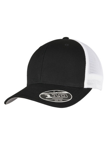110 Mesh 2-Tone Cap Black/White