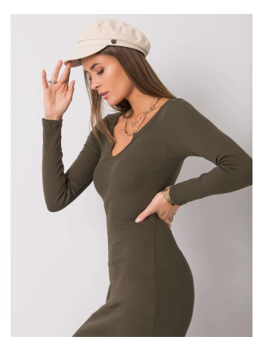 Khaki dress RUE PARIS khaki