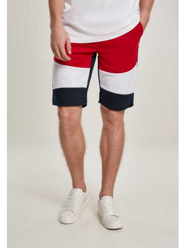 Color Block Tech Fleece Shorts Navy