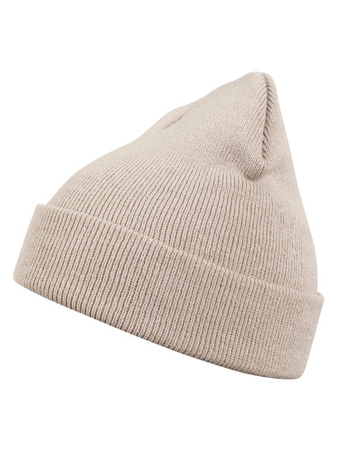 Basic Flap Light Grey Beanie