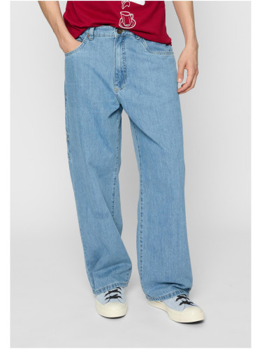 Men's loose jeans blue