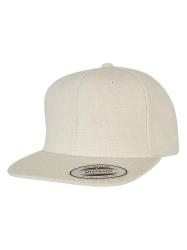 Melton Wool Snapback White