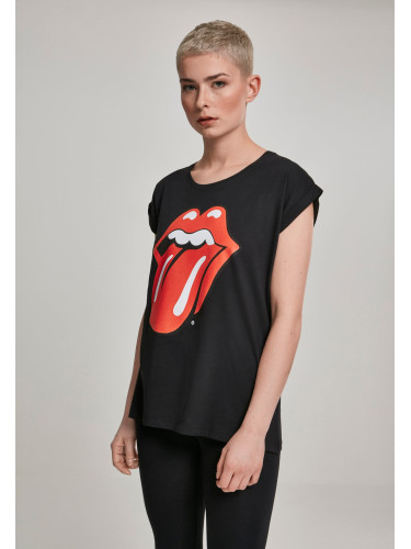 Women's T-shirt Rolling Stones Tongue black