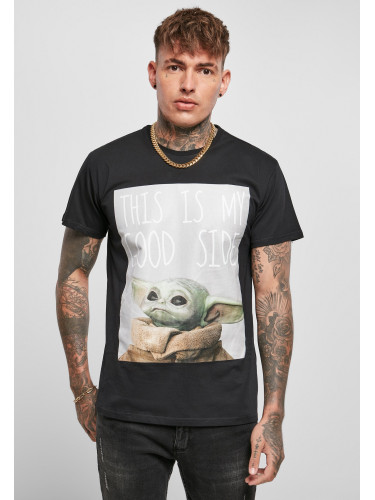 Men's T-shirt Baby Yoda Good Side - black