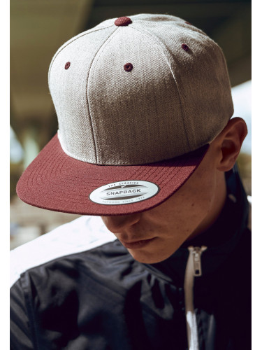 Classic Snapback 2-Tone H.Grey/Chestnut