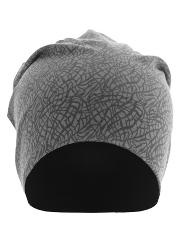 Printed Jersey Beanie Elephant dk.gy-lt.gy/bk