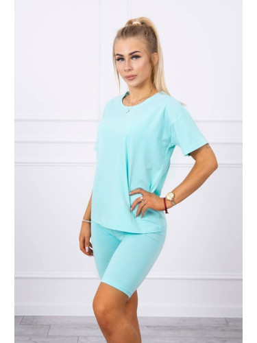 Set of top+leggings mint