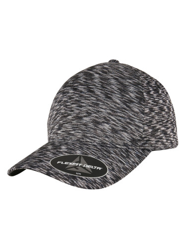 FLEXFIT DELTA UNIPANEL CAP melange black