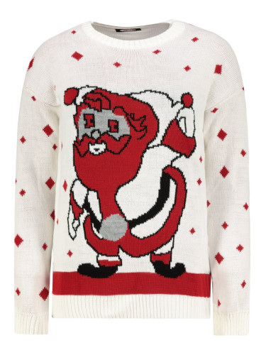 Sweater with Santa Claus ecru