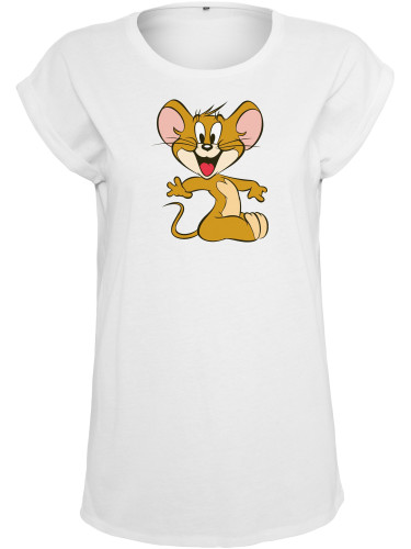 Women's T-shirt Tom & Jerry Mouse white