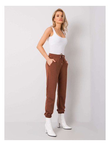 Brown women's sweatpants RUE PARIS