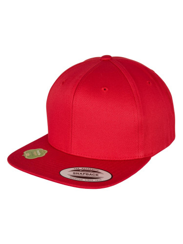 Organic Cotton Snapback Red