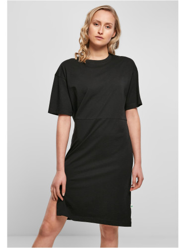 Women's dress with slit black