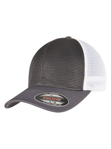 FLEXFIT 360 OMNIMESH CAP 2-TONE Char/White