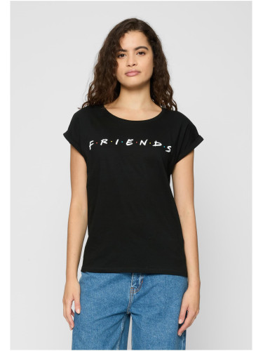 Black T-shirt with Ladies Friends logo