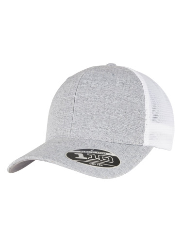 110 Mesh 2-Tone Cap melange Silver/White