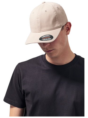 Garment Flexfit Washed Cotton Dad Hat Khaki