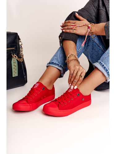 Women's classic sneakers Big Star - red