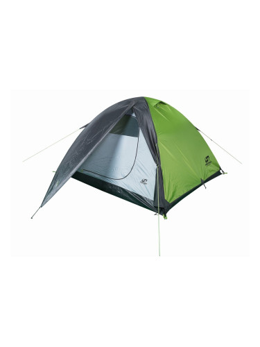 Hannah TYCOON 4 spring green/cloudy gray tent