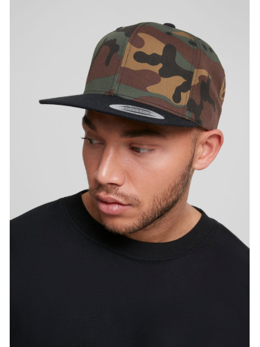 Classic Snapback 2-Tone Camo Green Camo/Black